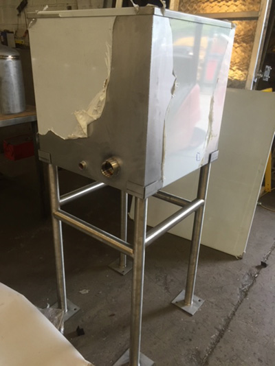 Stainless Steel Tank on Stand