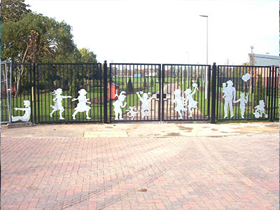 Artistic Park Fence